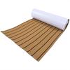 EVA Teak Decking Sheet Surfboard Boat Yacht Flooring Mat Carpet Pad (Brown & Black Strips)