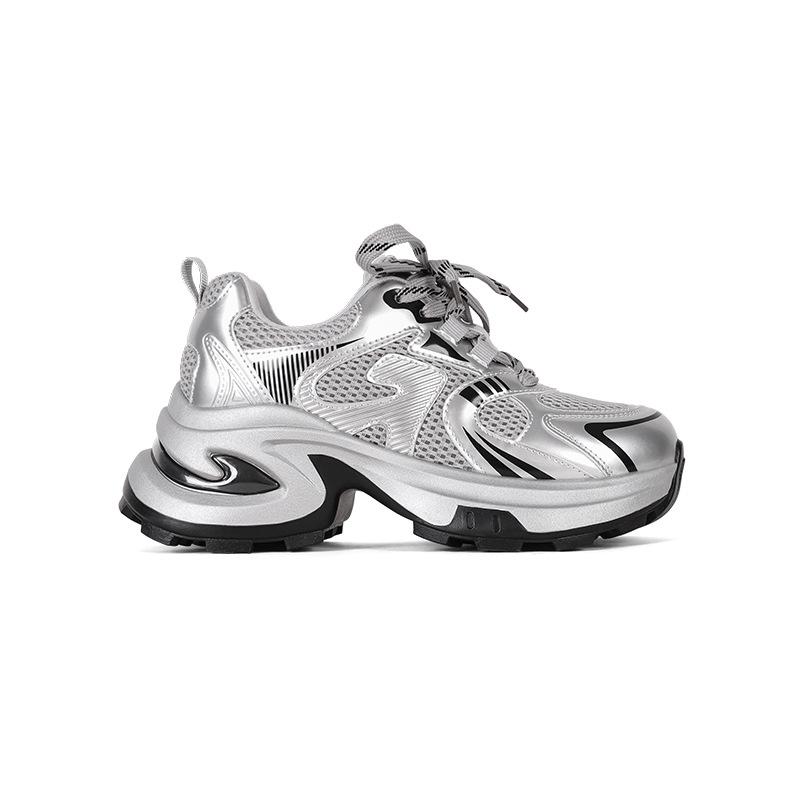 Korean niche brand new small man height increase autumn and winter dad shoes women's 2025 winter new sports and leisure shoes women