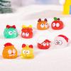 Christmas Micro-landscape Sprites, Colorful Coal Ball Ornaments, Home Desktop Resin Craft Decorative Small Ornaments