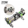 NEW MOC Steering Chassis Independent Wheel Suspension Mini Fake V8 Engine Speed Gearbox Compatib with High-tech for Off-Road