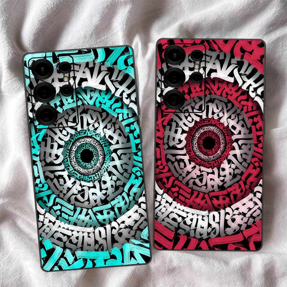 Pokras Totem Design Art Graffiti Phone Case For Samsung S 24 Fe 25 Ultra Plus 20 Lite 21 30 22 23 24 22 Ultra 5G Fundas