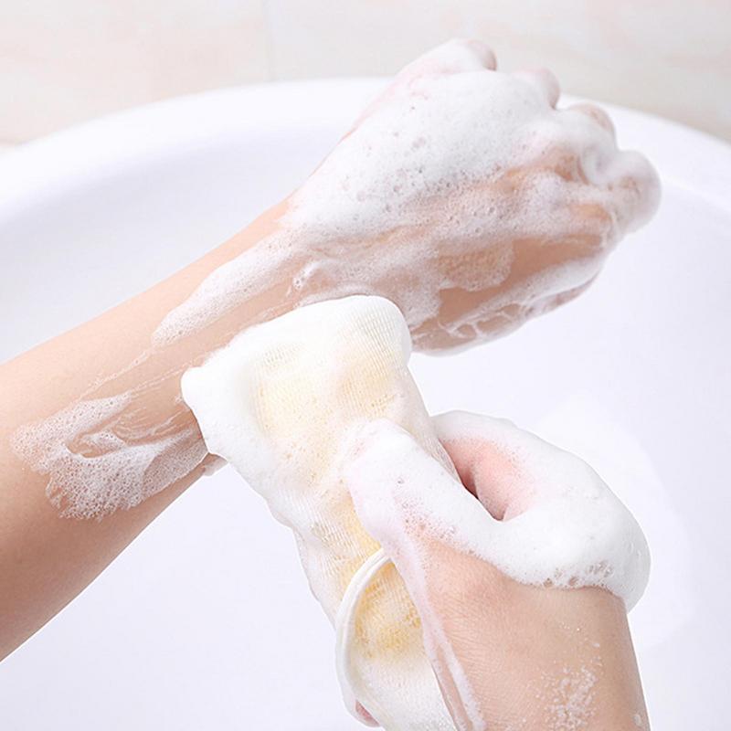 Soap Net Mesh Bag For Foam Face Wash Exfoliating Bag And Soap Pouch Face Wash Milk Foaming Net For Bubble Making 12*9cm