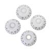 4Pcs Top Hat Knobs Electric Guitar Bass Speed Volume Tone Control Knobs Fits 6mm/0.24in Rotary Shaft Musical Instruments