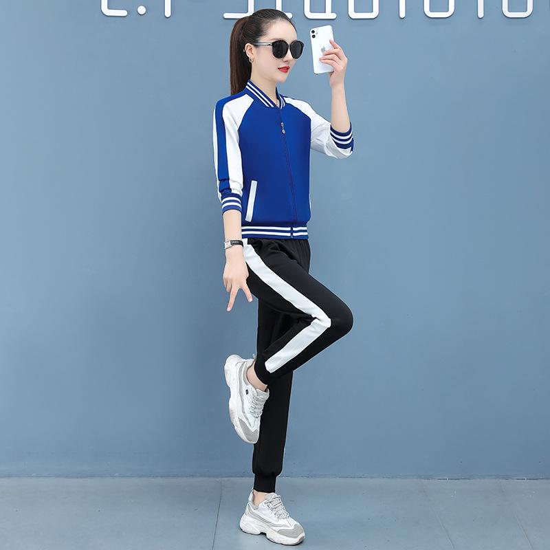 Women's Spring/Fall Kindergarten Teacher Casual Sports Suit - Large Size