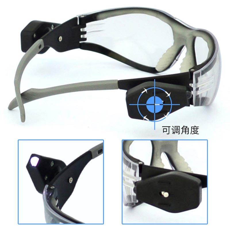 Mechanical Car Repair Miner Anti-fog and Dust-proof Night Work Protective Glasses with Strap LED Lighting Goggles