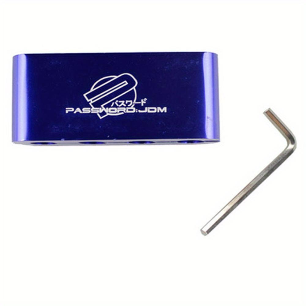 

1PC car modification spark plug wire separator fixing sleeve, ignition wire fixing seat, four hole wire winding device синий