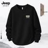 JEEP SPIRIT Men's 2025 Fall American Style Letter Logo Sweatshirt