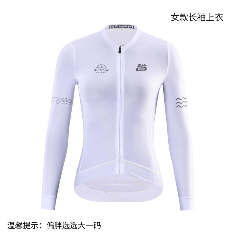XINTOWN Cycling Jersey Long Sleeve Top Moisture Wicking Road Bike Clothing Men Women
