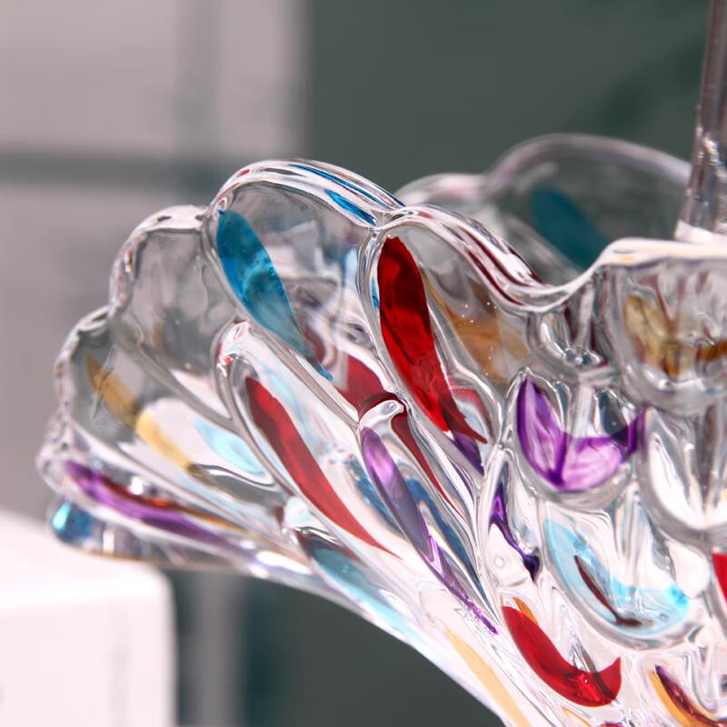 Flavinmci Kristallglas Schwan Obstschale & Korb