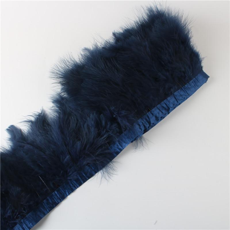 Feather2 Meter Fluffy Marabou Feathers Trim Fringe Wedding Dress Turkey Feather Ribbon Plumes Carnival Accessories Decorative Crafts