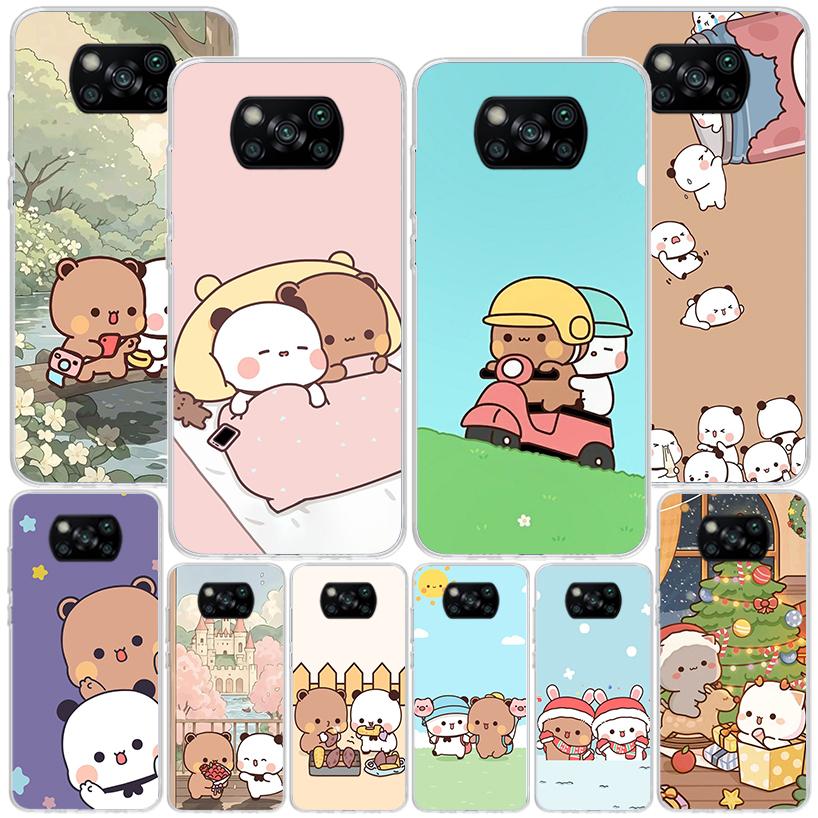 Bubu Dudu Cartoon Cute Phnoe Case for Xiaomi Poco X5 X6 X7 Pro X4 Gt F7 Ultra M8 M7 Redmi 15C 15 13C 13 12C 12 Unique Cover Coqu