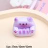 3D Bear Sofa Cartoon Shoe Charms, Cream Glue, Resin DIY Jewelry Accessories