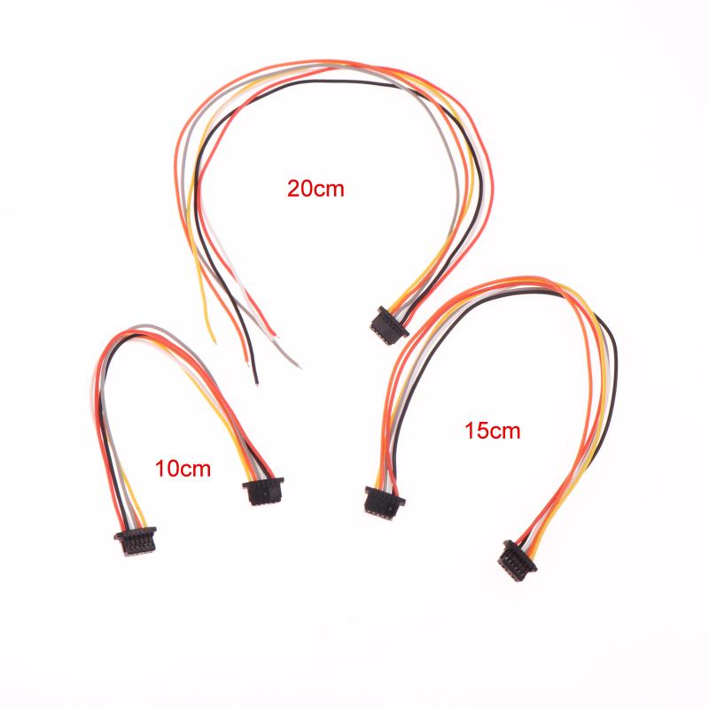 2Pcs For O3 Air Unit Flight Controller Direct Plug 6P Connecting Cable 10cm/15cm/20cm Silicone Wire For F4 F7 FC FPV Drones