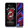 Japońskie Ciemne Smocze Etui na Telefon Dla Xiaomi Poco X7 X6 X5 Pro F7 Ultra Redmi 15C 15 13 13C 12 12C 10 10A 10C 9 9A 9C 9T Co