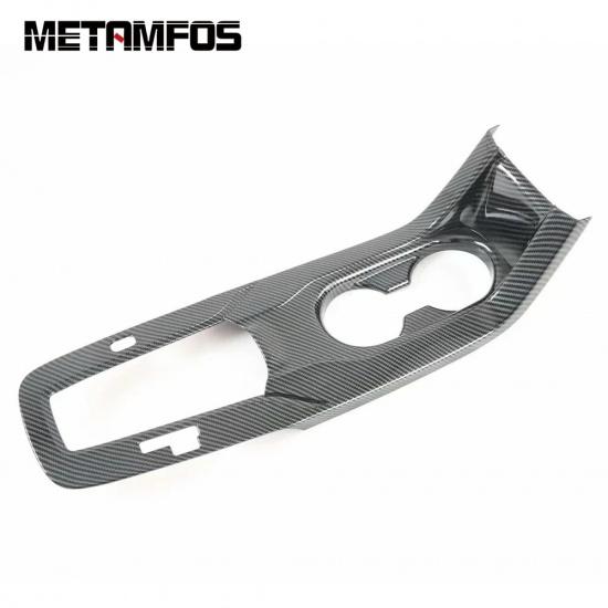For Toyota Corolla Cross -2024 2025 Carbon Fiber Center Console Gear Shift Box Cover Trim Cup Holder Interior Accessories