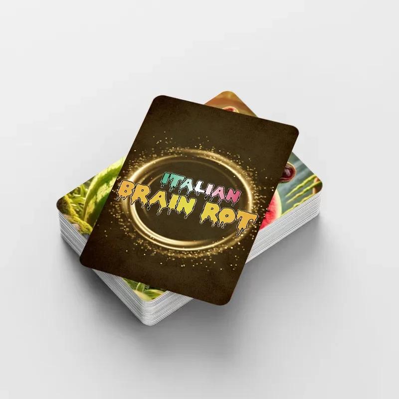 92 STÜCK Tung Tung Tung Sahur Tralalero Tralala Sammelkarten Italienische Gehirnfäule Karten Klassische Spielzeuge Für Jungen Mädchen Geburtstagsgeschenke