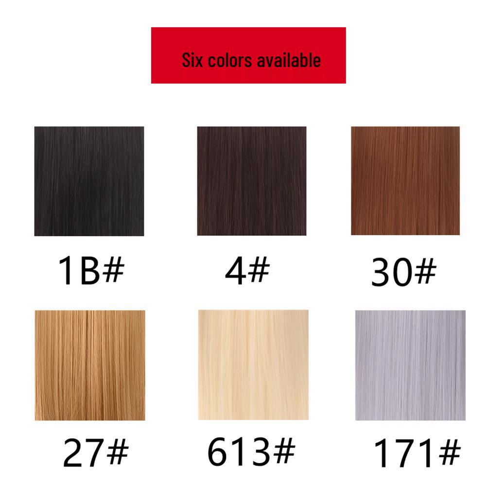 Flecht- und Styling-Mannequinkopf mit gerader Ponyfrisur – Permierbar, Färbbar und Ideal für Friseur- und Schnittübungen