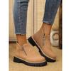 Plus Size Casual Ankle Boots for Women Fall/Winter 2025 High-Top Casual Fashion Ankle Boots for Women