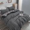 Four-piece Bedding Washed Cotton Single Double Student Three-piece Bed Linen Quilt Cover Pillowcase