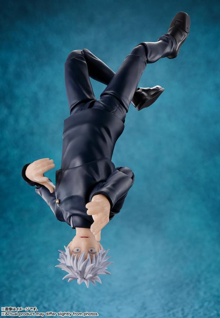 TAMASHII NATIONS Jujutsu Kaisen Gojo Satoru 160mm malovaná pohyblivá figurka SHFiguarts Kaidama/Tamaori -Jujutsu Kosen- Přibl.. PVC a ABS