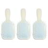 3pcs Paddle Hairbrush Silicone Hairdressing Massager Portable Detangling Paddle Brush for Women