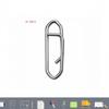 50Pcs Stainless Steel Fishing Quick Snap Clips 50 Pack Rust Resistant Fast Bait Change For Freshwater Saltwater Fishing