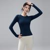 Women's Quick-Dry Slim Fit Long Sleeve Fitness Top for Autumn/Winter