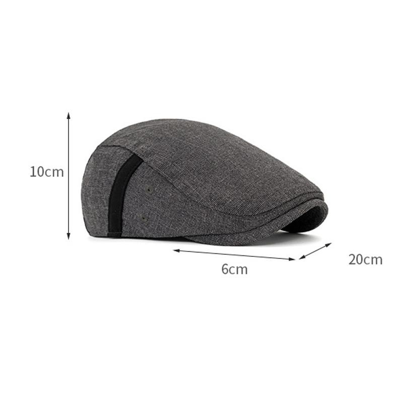 Men's Spring Summer Peaked Cap British Forward Cap Retro Beret Outdoor Sun Hat