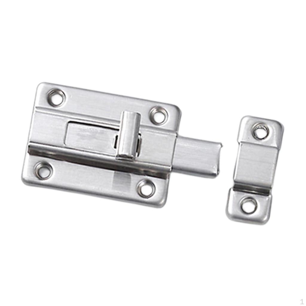 Door Bolt Security Slide Latch Lock Easy To Install for