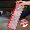 1Pc Multi-Compartment Organizer Box For Screws & Small Parts - Durable Plastic Hardware And Jewelry Storage Case