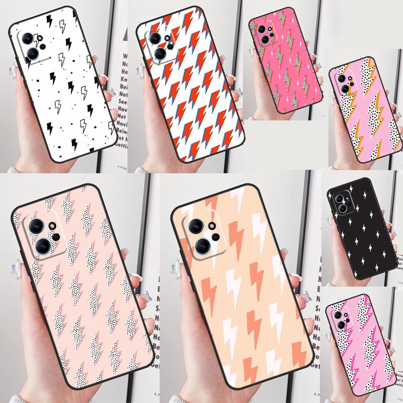 Lightning Bolt For Xiaomi Redmi Note 14 Pro 13 12 11 9 10 9S 10S 11S 12S Redmi 13C 10C 12C 14C Phone Case