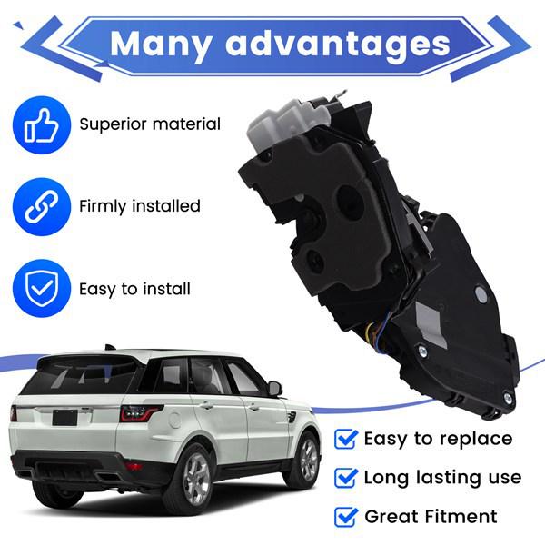 LR078743 C2D32257: Right Rear Door Lock Mechanism for Land Rover Range Rover