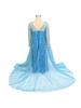 Frozen Girls' Elsa Sequin Mesh Long-Sleeve Formal Dress