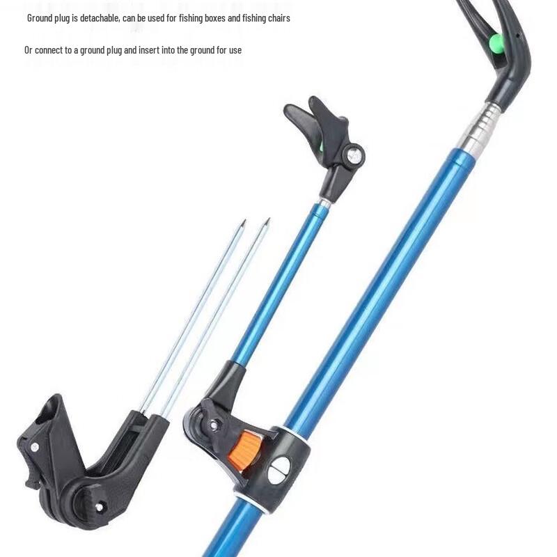 Oujian Outdoor Dual-Use Ground Insert Fishing Rod Holder