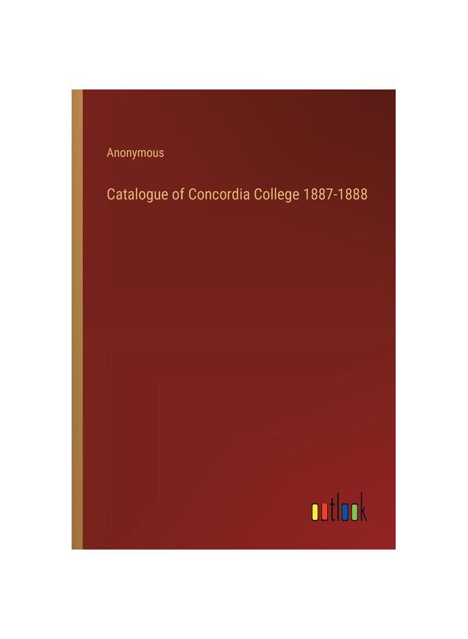 Buch Catalogue of Concordia College 1887-1888