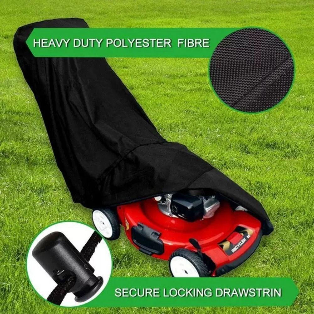 Waterproof Lawn Mower Cover UV-Resistant Trimmer Cover Heavy-duty Mower Cover Snow Blower