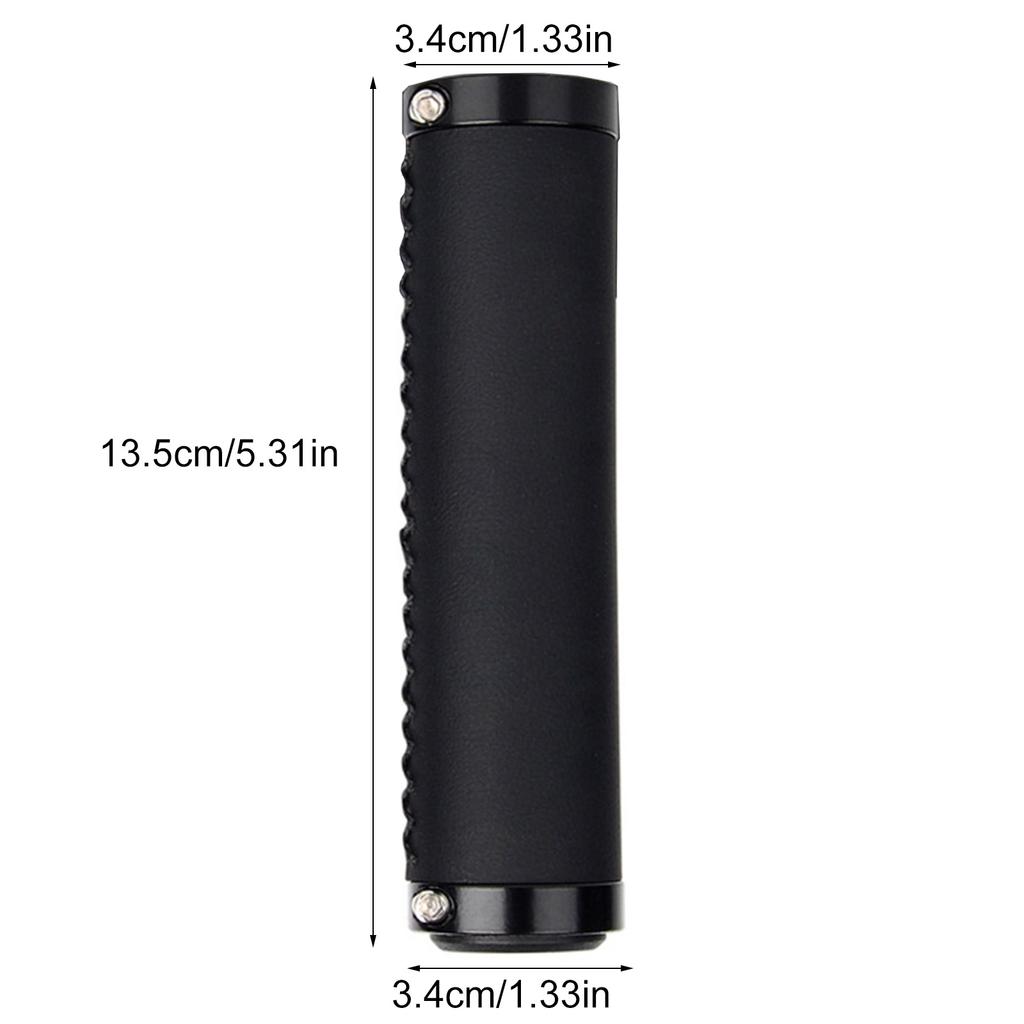 Antislip Bicycles Handlebars Grip Bikes Handle Locking Shockproofs Cover Mountain Bikes Grip with End Plugs for Cyclings