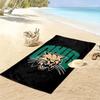 Ohio Bobcats Print Beach Towel, Large Soft Quick Dry Towel for Beach Camping Swimming
