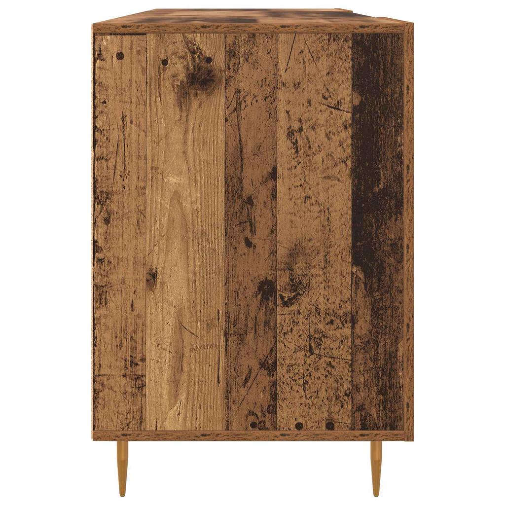 Vintage style Desk with Shelf 140 x 50 x 75 cm Particleboard