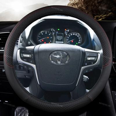PU Deri Araba direksiyon kılıfı Toyota Land Cruiser Prado 90 100 120 150 200 300 Fj Cruiser Oto