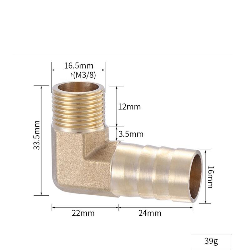 Messing Schlauchanschluss 4mm-19mm Tülle 1/8" 1/4" 1/2" 3/8" BSP Innengewinde Kupferverbinder Gelenk Kupplung Adapter