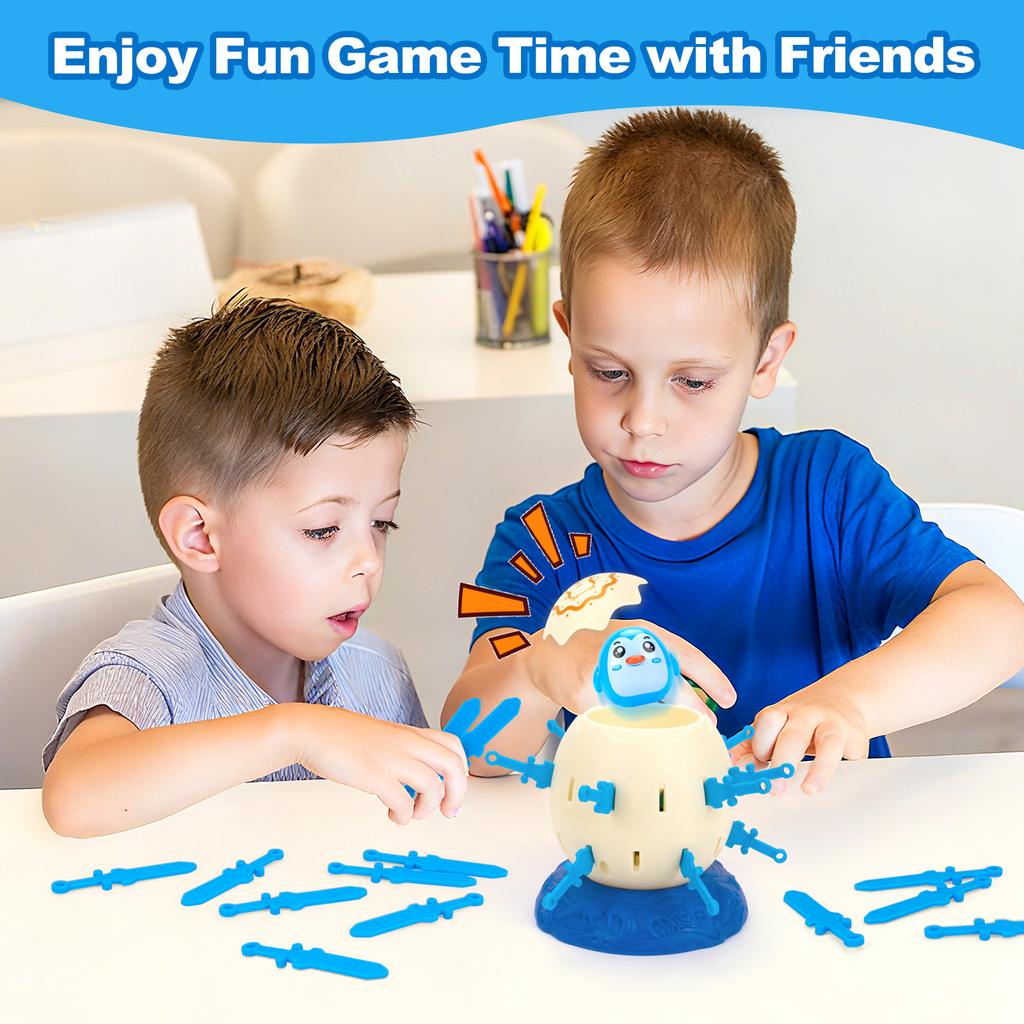 Penguin Novelty Toys for Holiday Party Pirate Barrels Game Kids Interactive Toy Educational Toy Fun Penguin Barrel Toy Kid Gifts