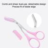 Yousheng Eyebrow Trimming Scissors with Comb Stainless Steel Non-Slip Precision Eyebrow Trimmer Men Women Brow Hair Removal Grooming Tool