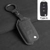 Car Flip Key Case Cover For VW Volkswagen Golf 7 MK7 Tiguan MK2 For SEAT Ateca Leon FR 2 Ibiza Skoda Octavia Suede Auto Keychain