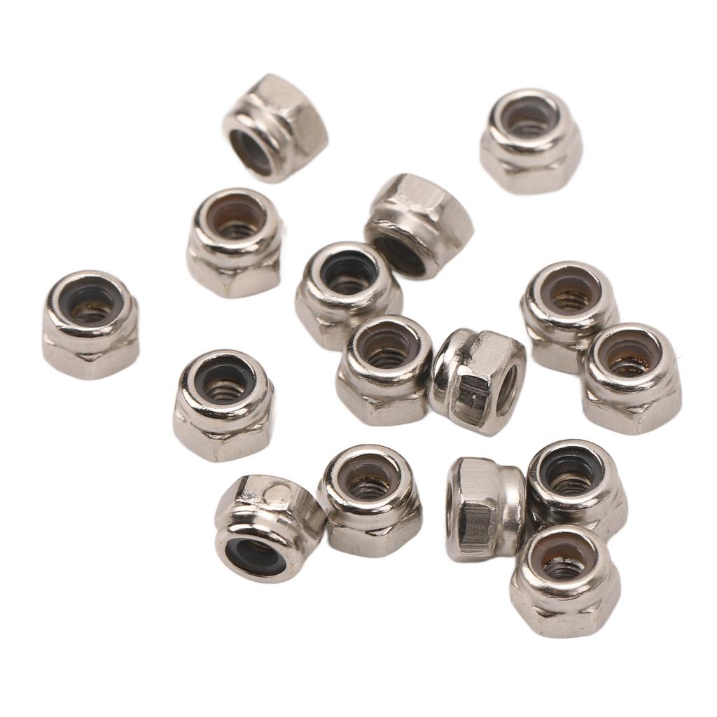 40Pcs RC Wheel Lock Nut Iron M2.5 Hex Accessory Set Kit for Traxxas 1 18 Climbing Car