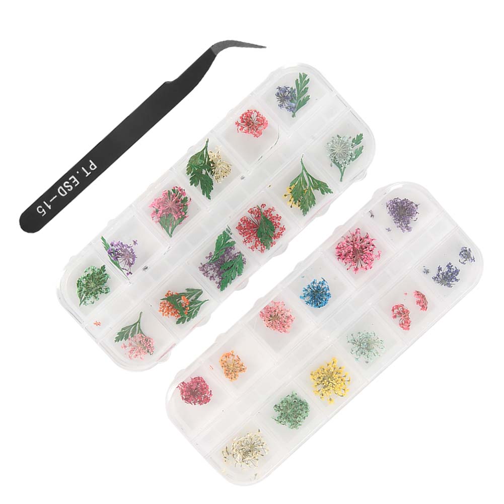 Dried Flower Nail Decoration Manicure Crafts DIY Nail Art Decoration Accessories