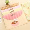 A4 cute cartoon animal file holder snap button PVC folder pen box office information bag 1pcs
