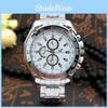 Steel Stylish Men Band Watch Business Alloy Timepiece Casual Accessory Wear