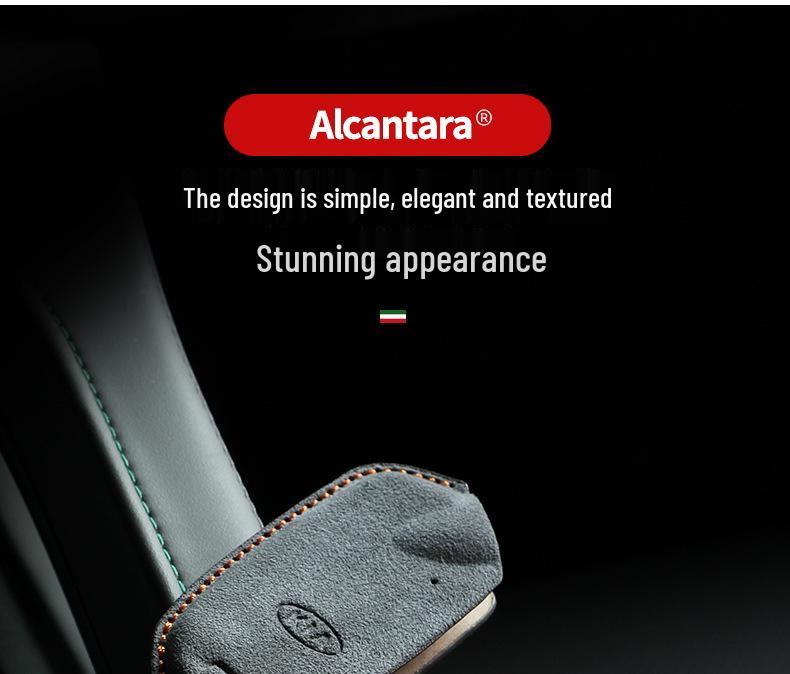 Kia K5/KX3/K2/K3 Alcantara Suede Key Case