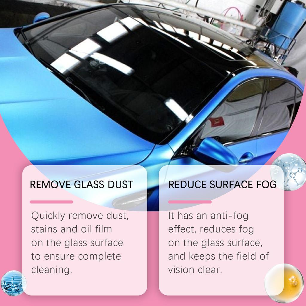 Car Glass Cleaner Glass Stains Oil Film Fog Clear Car Cleaning 100ml